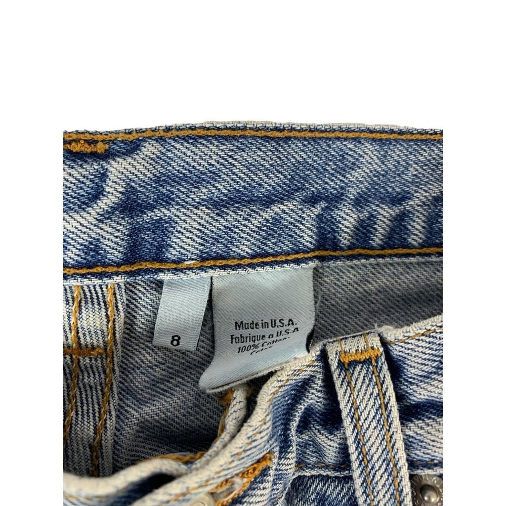 Calvin Klein Women's Classic Double Wash Distressed Jeans - Picture 3 of 7